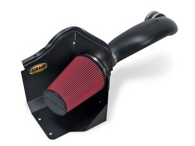 Airaid Cold Air Dam Intake with Red SynthaMax Dry Filter (2006 4.8L Silverado 1500 w/ Electric Cooling Fan & High Profile Hood)