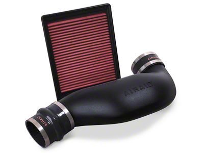 Airaid Junior Intake Tube Kit with Red SynthaFlow Oiled Filter (05-06 4.8L Silverado 1500 w/ Electric Cooling Fan)