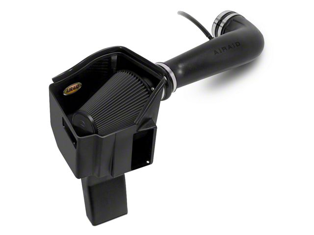 Airaid MXP Series Cold Air Intake with Black SynthaMax Dry Filter (2009 6.0L Silverado 1500 w/ Electric Cooling Fan, Excluding Hybrid)