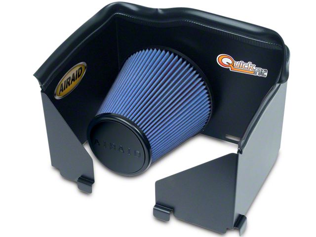 Airaid QuickFit Air Dam with Blue SynthaMax Dry Filter (02-05 3.7L RAM 1500)