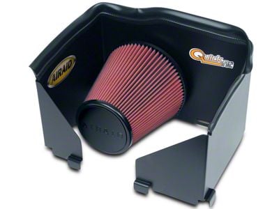 Airaid QuickFit Air Dam with Red SynthaMax Dry Filter (02-05 3.7L RAM 1500)