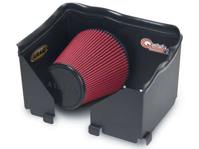 Airaid QuickFit Air Dam with Red SynthaMax Dry Filter (06-08 3.7L RAM 1500)