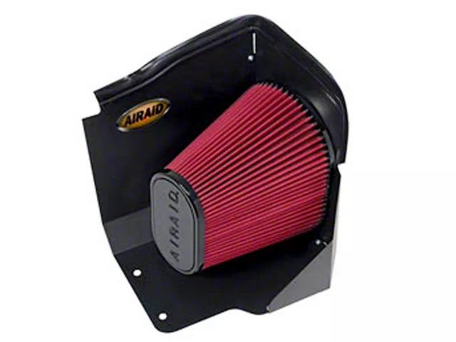 Airaid QuickFit Air Dam with Red SynthaMax Dry Filter (2009 6.0L Sierra 1500, Excluding Hybrid)