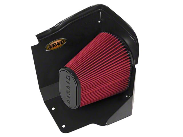 Airaid QuickFit Air Dam with Red SynthaFlow Oiled Filter (2009 6.0L Sierra 1500, Excluding Hybrid)