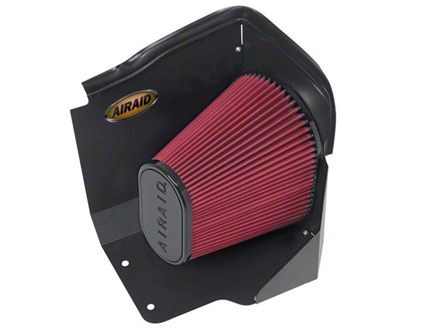 Airaid QuickFit Air Dam with Red SynthaFlow Oiled Filter (2009 6.0L Silverado 1500, Excluding Hybrid)