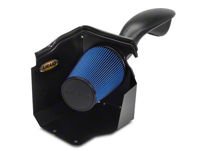 Airaid Cold Air Dam Intake with Blue SynthaMax Dry Filter (99-06 4.8L, 5.3L Sierra 1500 w/ Low Profile Hood)
