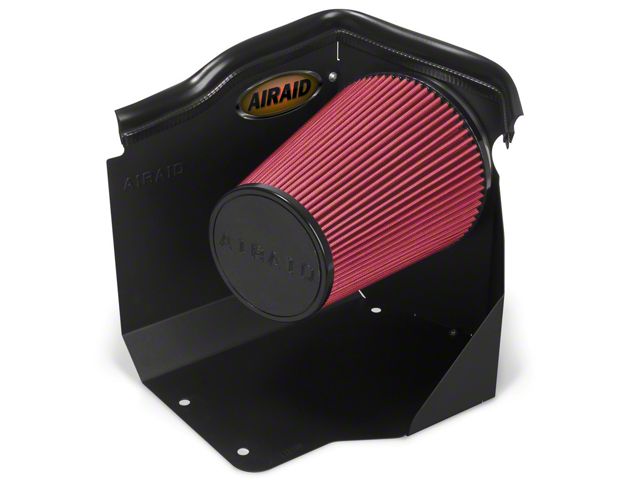 Airaid QuickFit Air Dam with Red SynthaMax Dry Filter (99-06 4.3L, 4.8L, 5.3L Sierra 1500 w/ Low Profile Hood)