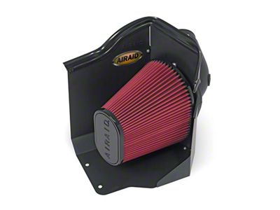 Airaid Performance Cold Air Intake with Red SynthaMax Dry Filter (07-10 6.6L Duramax Sierra 2500 HD)