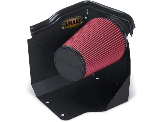 Airaid QuickFit Air Dam with Red SynthaFlow Oiled Filter (03-05 6.0L Silverado 1500 SS w/ Low Profile Hood)