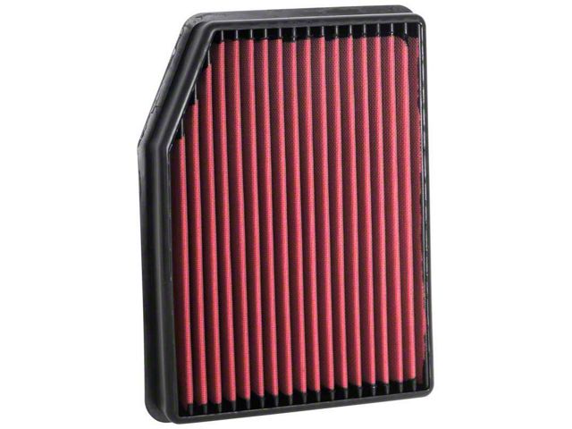 Airaid Direct Fit Replacement Air Filter; Red SynthaMax Dry Filter (20-24 6.6L Gas Silverado 2500 HD)