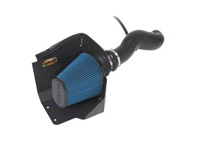Airaid Cold Air Dam Intake with Blue SynthaMax Dry Filter (09-10 6.0L Silverado 3500 HD w/ Mechanical Cooling Fan)