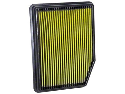 Airaid Direct Fit Replacement Air Filter; Yellow SynthaFlow Oiled Filter (20-25 6.6L Gas Silverado 3500 HD)