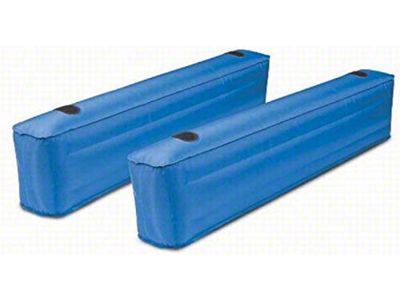 AirBedz Original Inflatable Wheel Well Side Inserts; Blue (15-25 Canyon w/ 5-Foot Short Box)