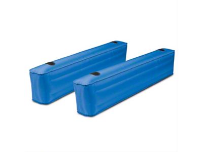 AirBedz Original Inflatable Wheel Well Side Inserts; Blue (Universal; Some Adaptation May Be Required)