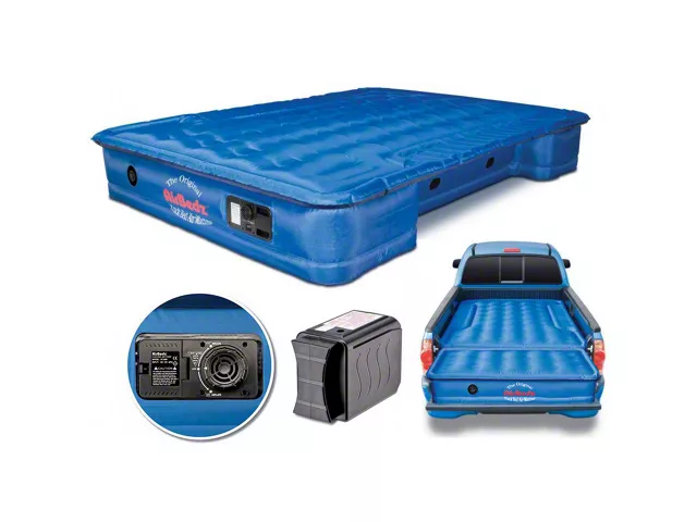 AirBedz Original Truck Bed Air Mattress with Built-in Rechargeable Battery Air Pump; Blue (97-24 F-150 w/ 5-1/2-Foot Bed)