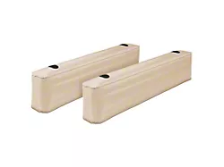 AirBedz Original Series Wheel Well Side Inserts; Tan (Universal; Some Adaptation May Be Required)