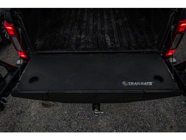 AL Offroad Products Onyx Trailgate Panel with Cupholders (17-22 F-250 Super Duty)