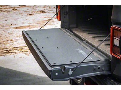 AL Offroad Products The OG Trailgate Panel with Cupholders (19-24 RAM 1500 w/o RAM Box & Multifunction Tailgate)