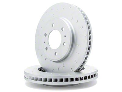 Alcon 347x36mm Slotted Rotor; Front Driver Side (10-20 F-150)