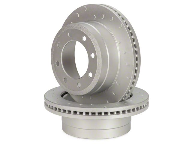 Alcon 363x38mm Slotted Rotor; Rear Driver Side (17-22 F-350 Super Duty)