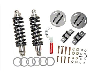 Aldan American Road Comp Series Single Adjustable Front Coil-Over Kit for 0 to 2-Inch Drop; 750 lb. Spring Rate (07-18 2WD Sierra 1500)