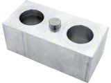 Allstar Performance Billet Aluminum Leaf-Spring Lowering Block; 3-Inch (Universal; Some Adaptation May Be Required)