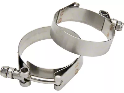 Allstar Performance T-Bolt Exhaust Band Clamps; 1-3/4 to 2-Inch