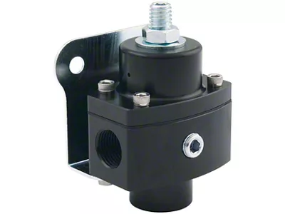 Allstar Performance Fuel Pressure Regulator; Black (Universal; Some Adaptation May Be Required)