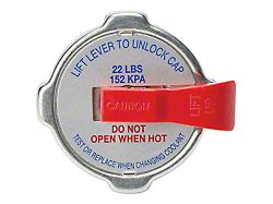 Allstar Performance Radiator Cap with Lever; 20-24 PSI (Universal; Some Adaptation May Be Required)