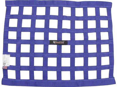 Allstar Performance Border Style SFI Window Net; 18x24-Inch; Blue (Universal; Some Adaptation May Be Required)