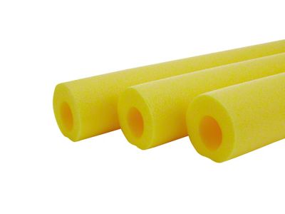 Allstar Performance Roll Bar Padding; 3-Foot Long; Yellow; 3-Pack