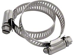 Allstar Performance Stainless Hose Clamps; 1-5/16 to 2-1/4-Inch; 2-Pack 
