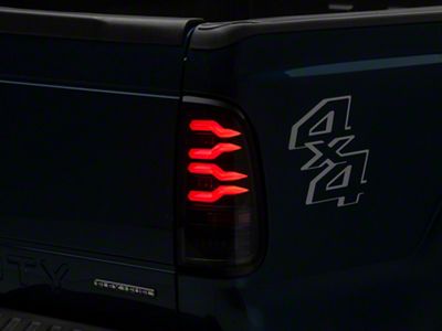 AlphaRex LUXX-Series LED Tail Lights; Alpha Black Housing; Clear Lens (97-03 F-150 Styleside Regular Cab, SuperCab)