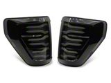 AlphaRex LUXX-Series LED Tail Lights; Black Housing; Clear Lens (21-23 F-150 w/o Blind Spot Sensor)