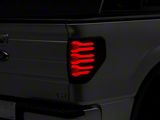 AlphaRex LUXX-Series LED Tail Lights; Black Housing; Smoked Lens (09-14 F-150 Styleside)
