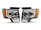 PRO-Series Projector Headlights; Chrome Housing; Clear Lens (09-14 F-150)