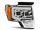 PRO-Series Projector Headlights; Chrome Housing; Clear Lens (09-14 F-150)