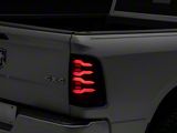 AlphaRex LUXX-Series LED Tail Lights; Black Housing; Smoked Lens (09-18 RAM 1500 w/ Factory Halogen Tail Lights)