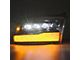 AlphaRex NOVA-Series LED Projector Headlights; Jet Black Housing; Clear Lens (13-18 RAM 1500 w/ Factory Halogen Projector Headlights)