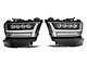 AlphaRex NOVA-Series LED Projector Headlights; Matte Black Housing; Clear Lens (19-24 RAM 1500 w/ Factory Halogen Headlights)