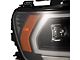 AlphaRex MK II NOVA-Series 2500 Style LED Projector Headlights; Black Housing; Clear Lens (19-24 RAM 1500 w/ Factory LED Headlights)