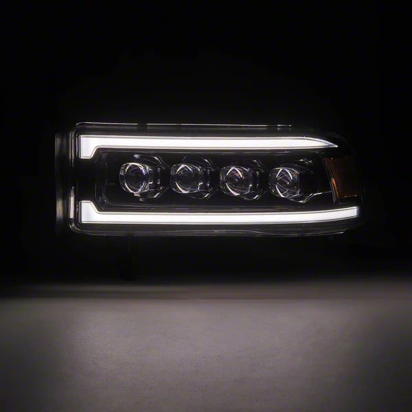 AlphaRex RAM 2500 NOVA-Series LED Projector Headlights; Black