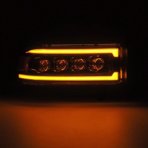 AlphaRex RAM 2500 NOVA-Series LED Projector Headlights; Black