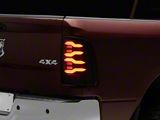 AlphaRex LUXX-Series LED Tail Lights; Black Housing; Smoked Lens (10-18 RAM 3500 w/ Factory Halogen Tail Lights)