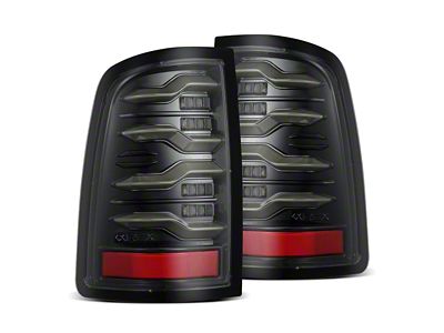AlphaRex Stock Halogen Tail Lights to AlphaRex 09-18 RAM LUXX-Series Tail Light Converters (19-24 RAM 3500 w/ Factory Halogen Tail Lights)