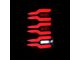 AlphaRex LUXX-Series LED Tail Lights; Black/Red Housing; Smoked Lens (07-14 Sierra 2500 HD)