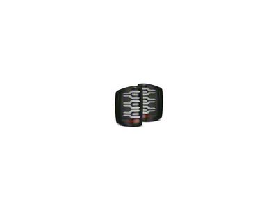 AlphaRex LUXX-Series LED Tail Lights; Black Housing; Clear Lens (15-16 Silverado 2500 HD w/ Factory Halogen Tail Lights)