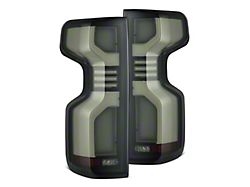 AlphaRex LUXX-Series LED Tail Lights; Black Housing; Smoked Lens (20-23 Silverado 2500 HD w/ Factory LED Tail Lights)