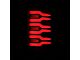 AlphaRex LUXX-Series LED Tail Lights; Black/Red Housing; Smoked Lens (07-14 Silverado 3500 HD)
