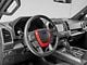 RedRock Steering Wheel Horn Trim; Red (15-20 F-150)